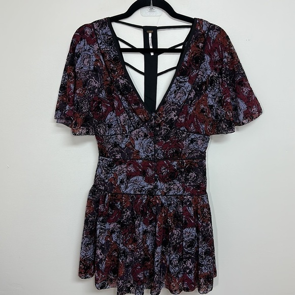 Free People Perfect Dream Dress‎ Berry Combo Size 0 - Picture 3 of 7